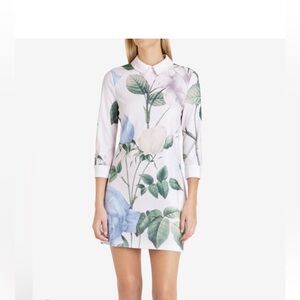 Ted Baker floral print mini dress